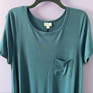 Solid Blue Lularoe Carly